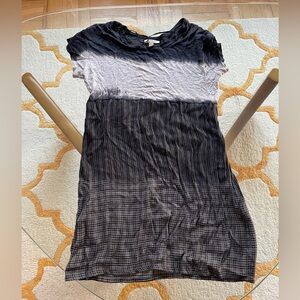 Zara Charcoal and Light Gray Mini